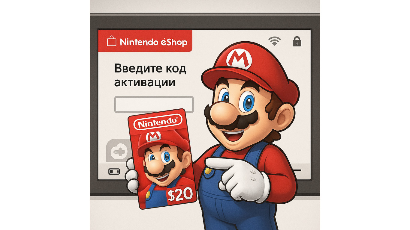 Как активировать Card Nintendo eShop: подробная инструкция