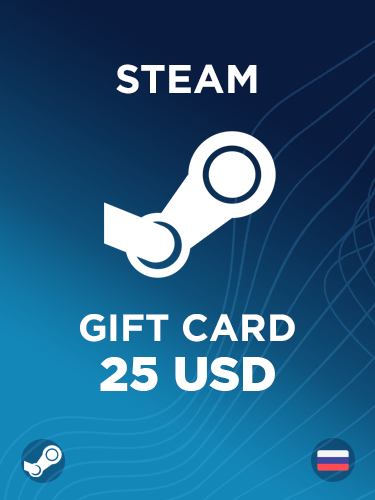 Купить подарочную карту Steam Турция на 25 долларов выгодно и быстро