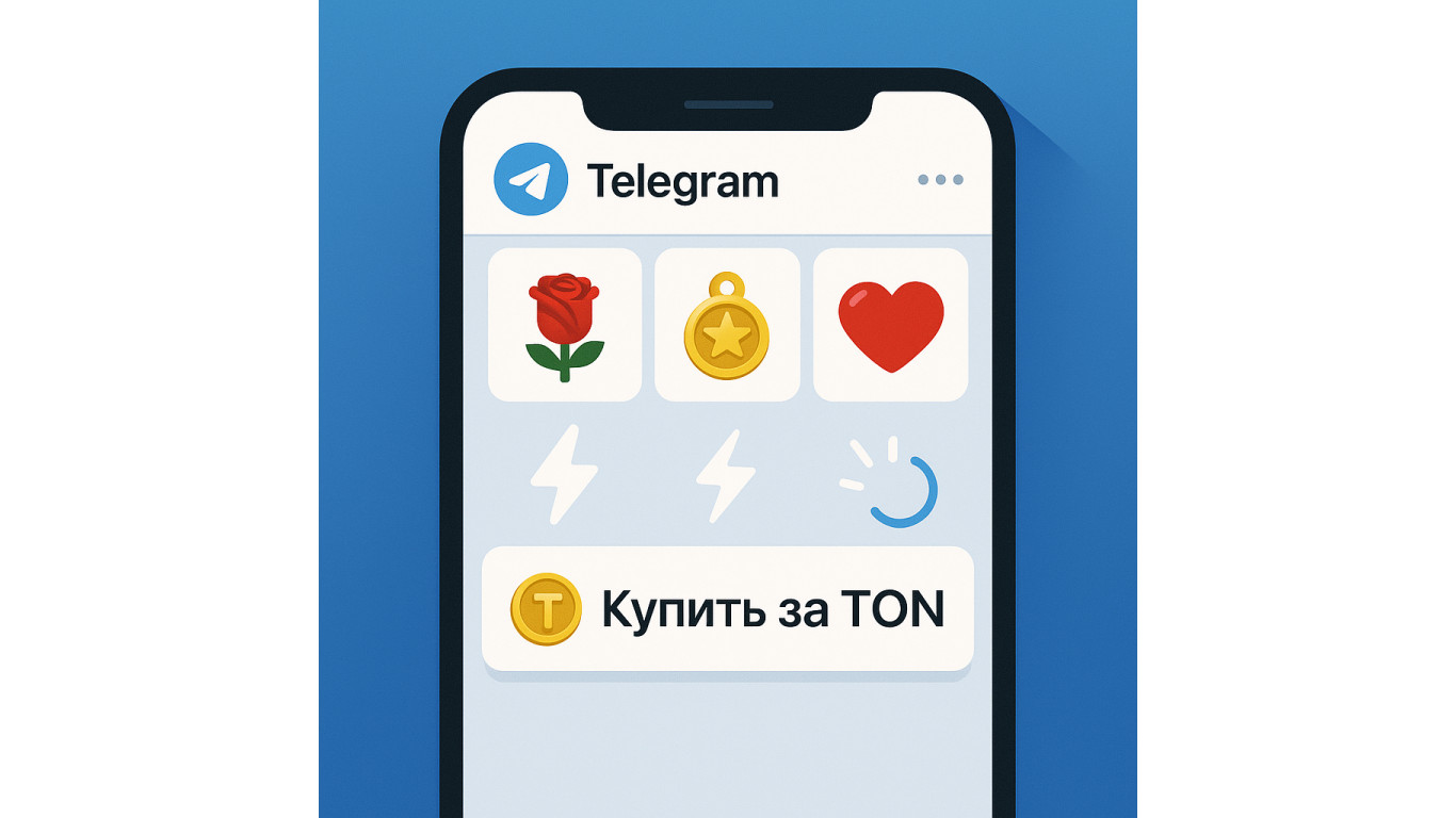 Маркет подарков Telegram: как купить за TON легко и быстро