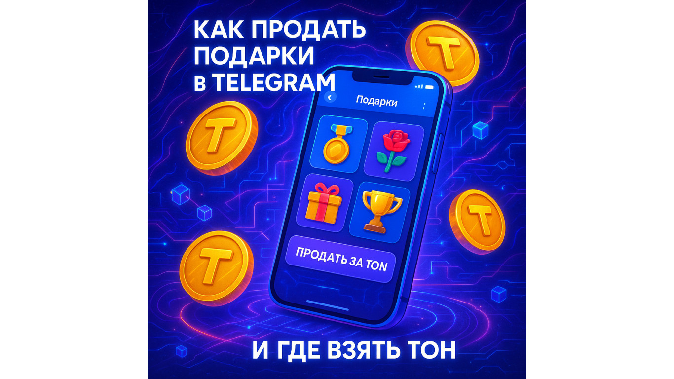 Как продать подарки в Telegram за ТОН и где взять внутреннюю валюту