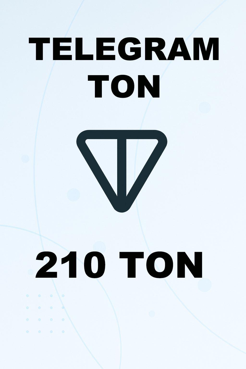 Купить 210 ТОН Телеграм быстро и выгодно