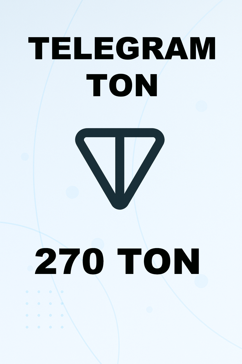 Купить 270 ТОН Телеграм быстро и выгодно
