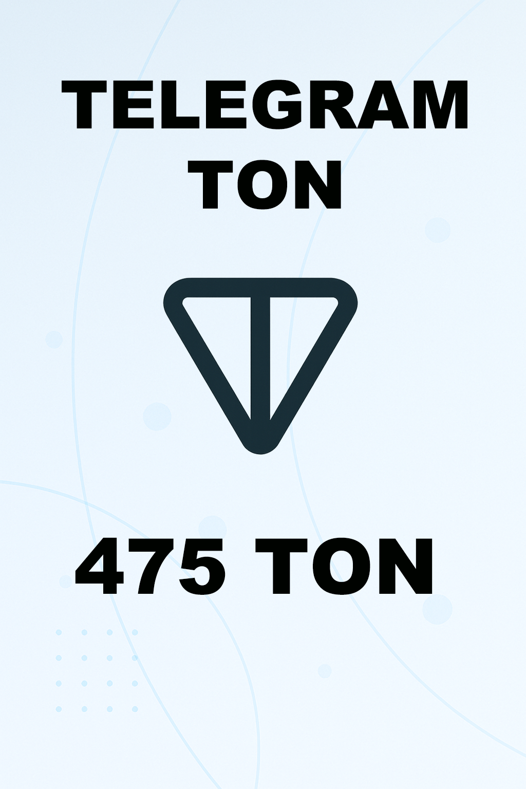 Купить 475 ТОН Телеграм быстро и выгодно
