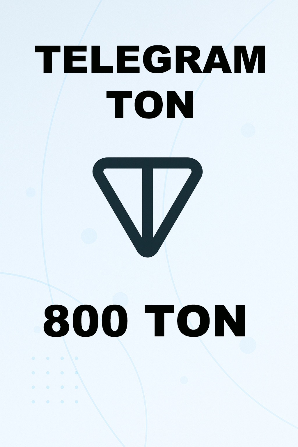 Купить 800 ТОН Телеграм быстро и выгодно